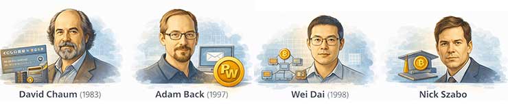 Les précurseurs de Bitcoin
